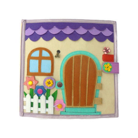 felt doll house