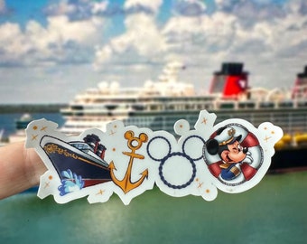 Disney cruise landmarks laptop sticker/ disney sticker / disney cruise sticker/ laptop decal/cell phone sticker/ planner/ water bottle