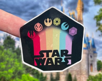 Star Wars laptop sticker/ disney laptop sticker/ disney world sticker/ water bottle sticker/ cell phone/ planner/ journal