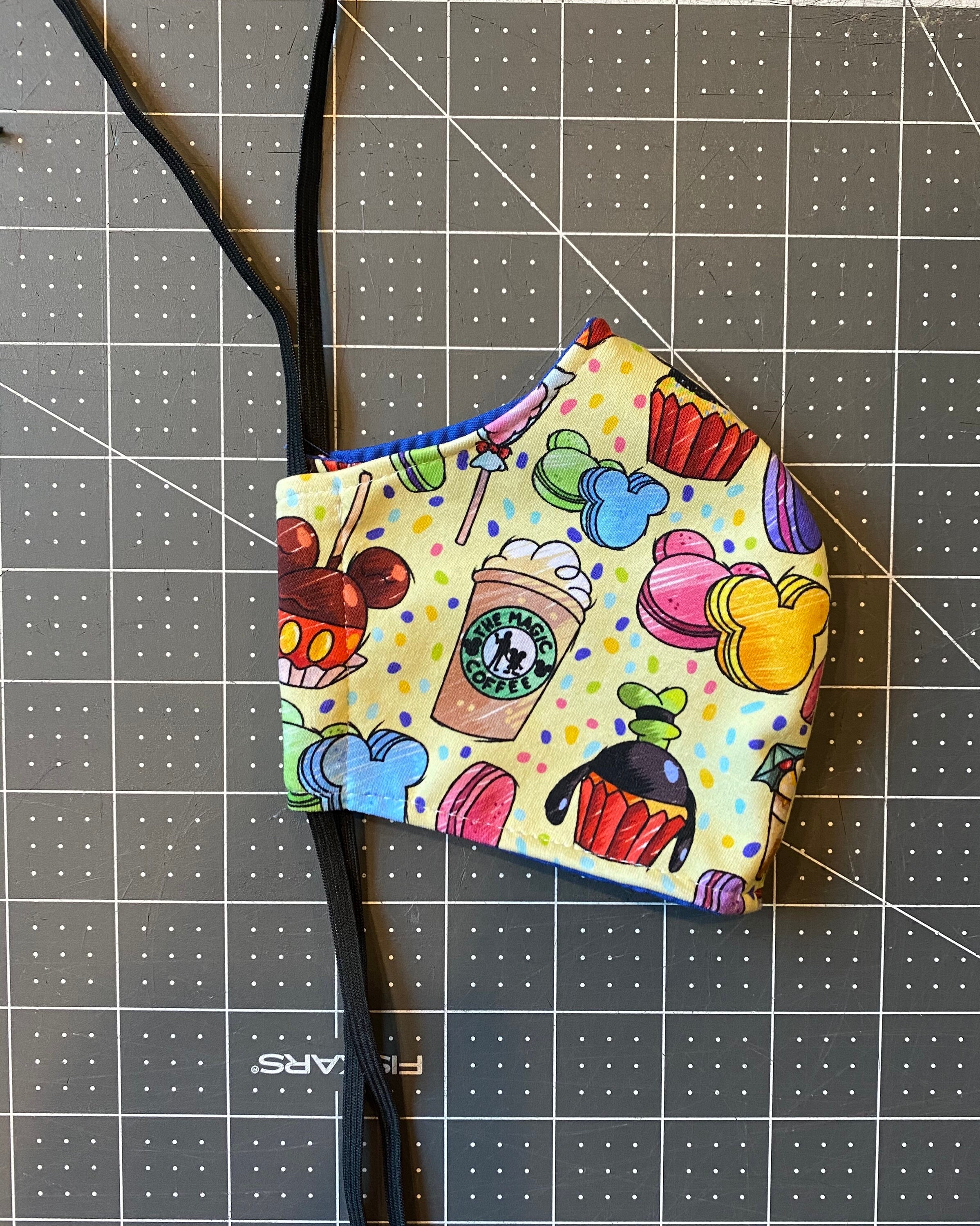Disney snack face mask