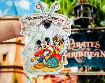 Pirates of the Caribbean sticker/ disney sticker/ Yo Ho a pirate life for me sticker/ cell phone decal/ pirate laptop sticker/ water bottle
