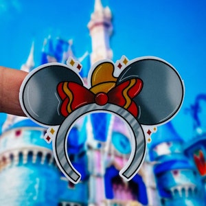 Dumbo mouse ears sticker/don’t just fly, soar/disney sticker/ cell phone sticker/