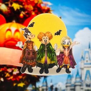 Minnie Hocus pocus sticker/ Saunders sisters sticker/ Halloween sticker/Disney sticker/ disney cell phone sticker/ journal decal/ planner