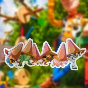 Toy Story Crossing Sticker/ toy story sticker/Disney sticker/ Disney Pixar/ Woody Buzz decal/ laptop sticker/ water bottle sticker