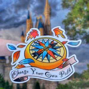 Pocahontas laptop sticker/ choose your own path decal/ disney laptop sticker/ cell phone/ Disney sticker/ planner sticker