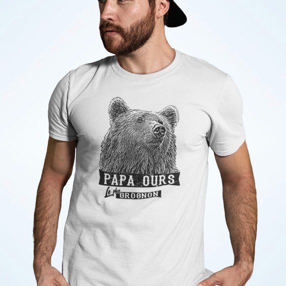 Papa Bears T-shirt Water Based Ink 