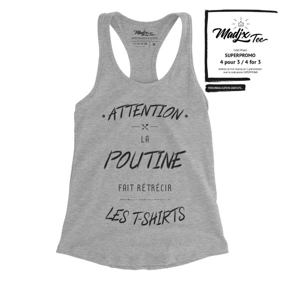 Women's Tout Drôle Slogan Tank Top Women's Tout Drôle Slogan Tank Top