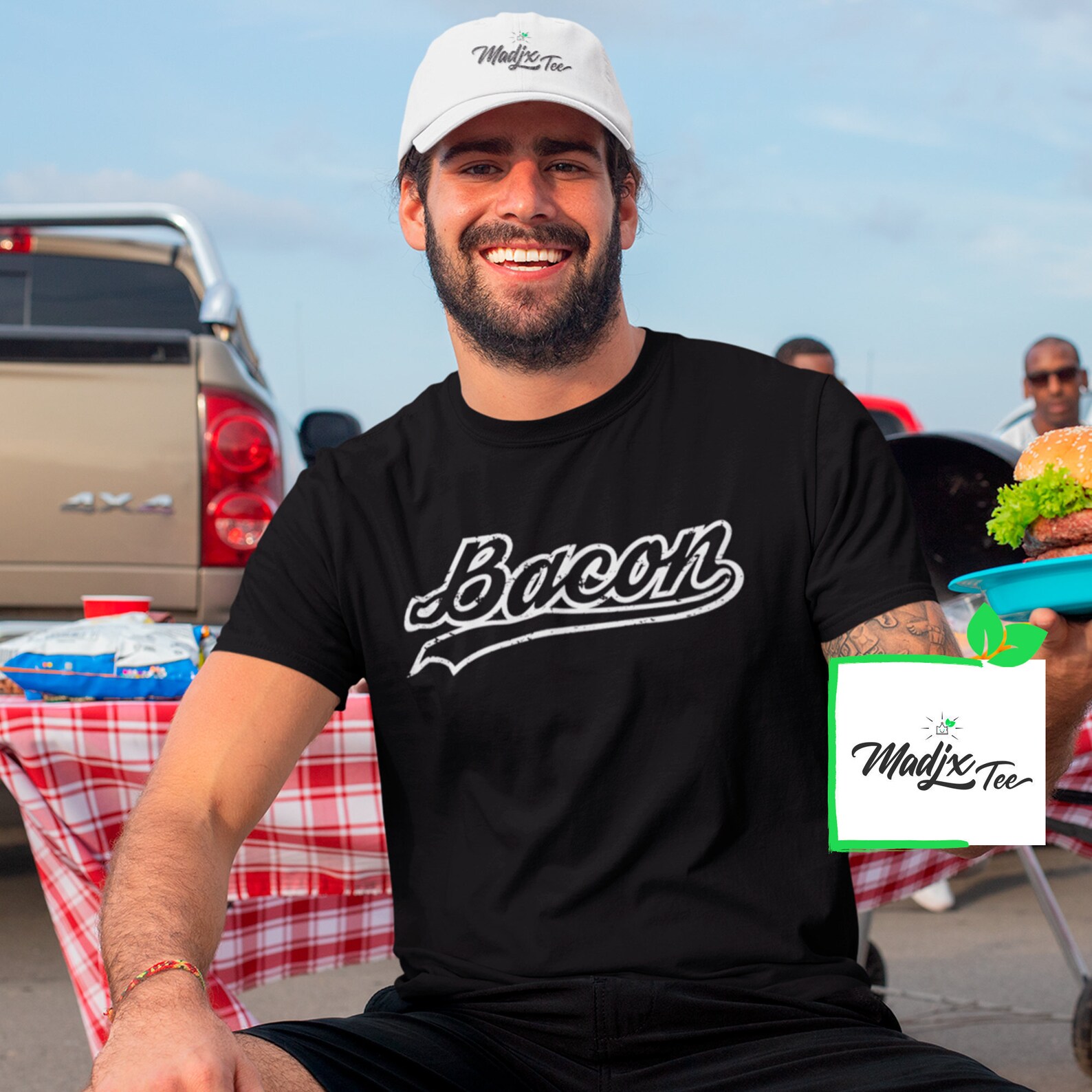 Tshirt Baseball Bacon Bacon Tshirt for Men Bacon Lover Etsy UK