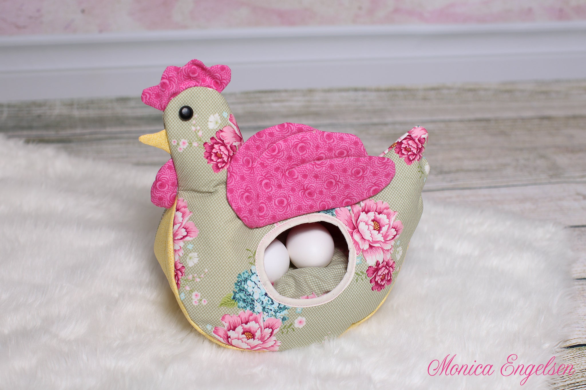 Colorful Ceramic Chicken Egg Holder