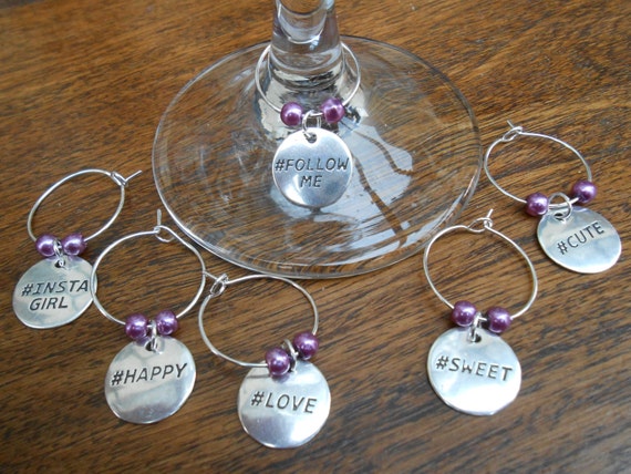3. Wine Glass Nail Charms - wide 2