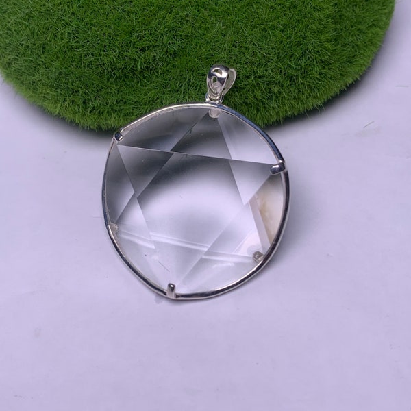 Crystal Star Pendant Etsy