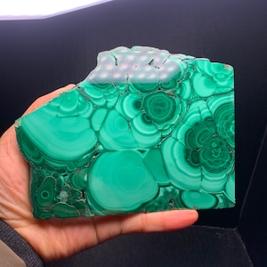 389.6g Natural Malachite Slab specimen #52