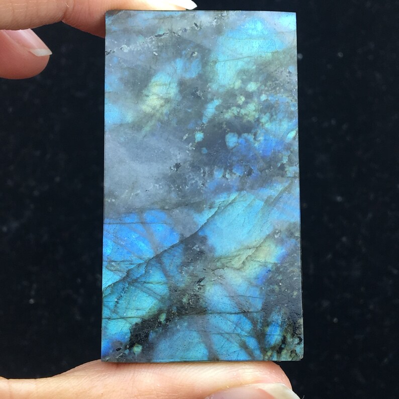 18 TOP!high quality Natural colorful labradorite Crystal pendant specimen Crystal healing