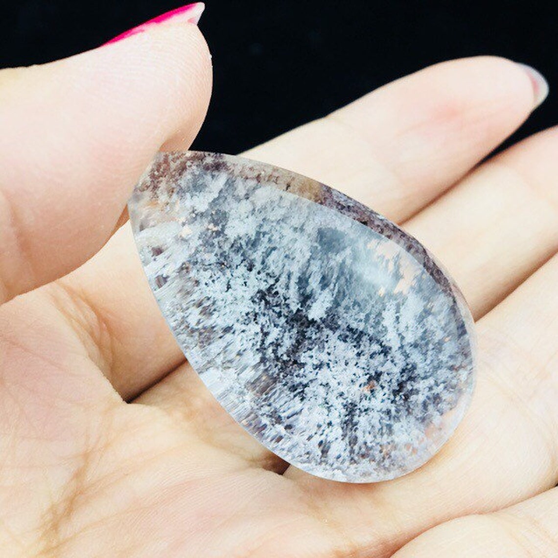 12.5g white phantom quartz garden quartz crystal healing49 Etsy