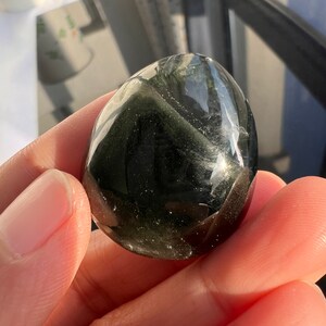 12.3 g star green phantom quartz crystal garden quartz crystal cab