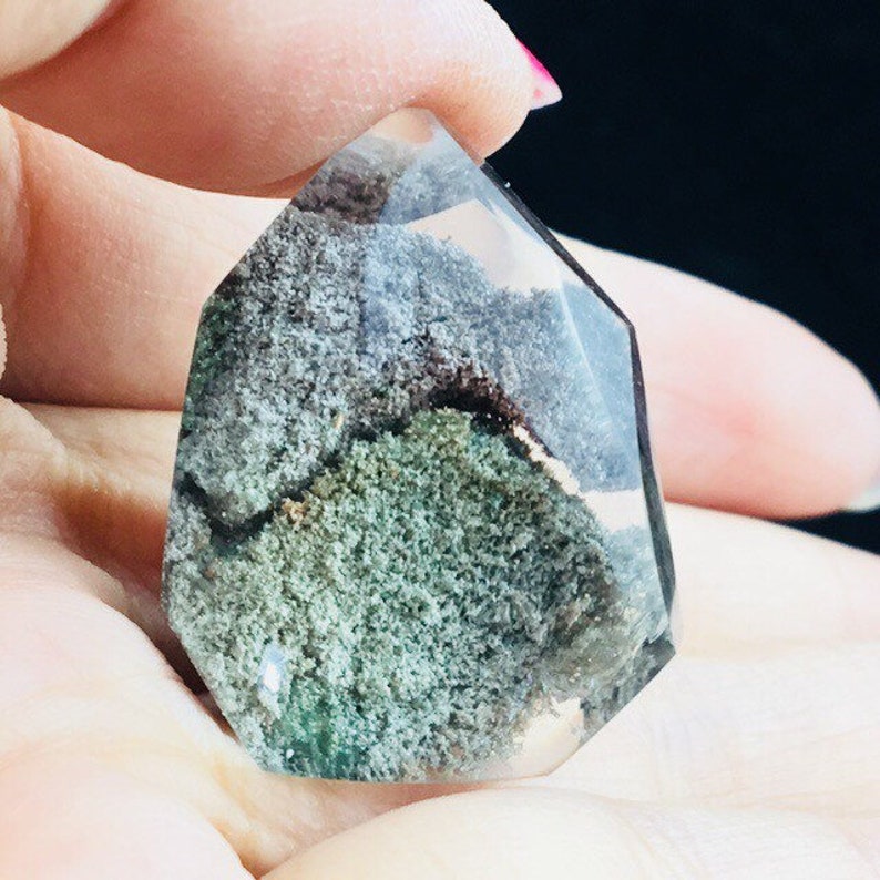 10.2g Green Phantom Quartz Crystal Garden Quartz Crystal Etsy