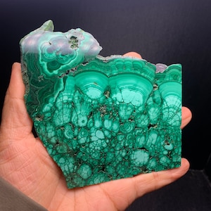 218.5g Natural Malachite Slab specimen #49