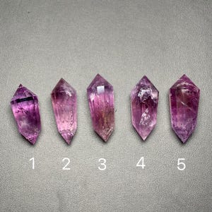 Natural 12 sided Vogel Style Natural Purple amethyst & ametrine Quartz Crystal DT Wand POINT healing