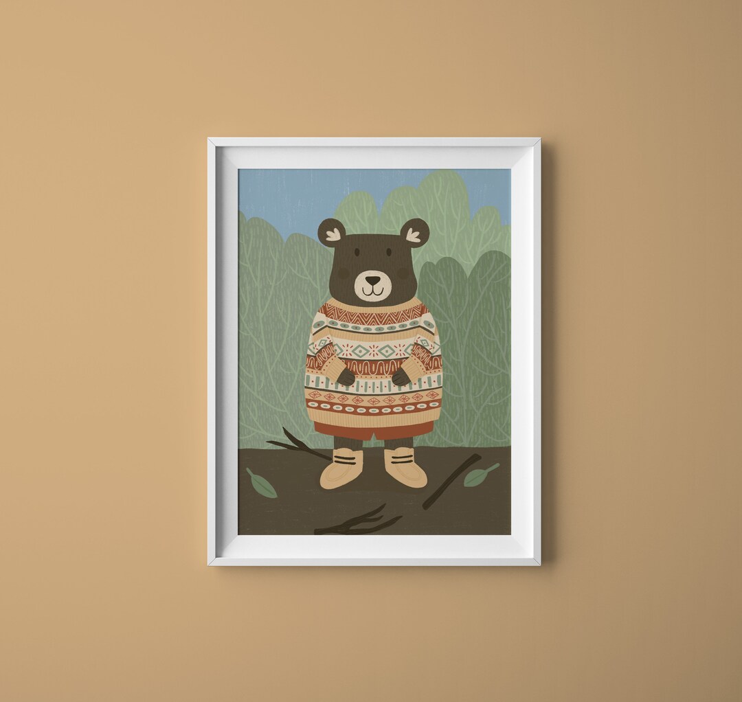 Russell / A5 A4 Children's Art Print / Digital - Etsy