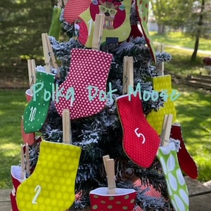 Christmas Advent Stockings