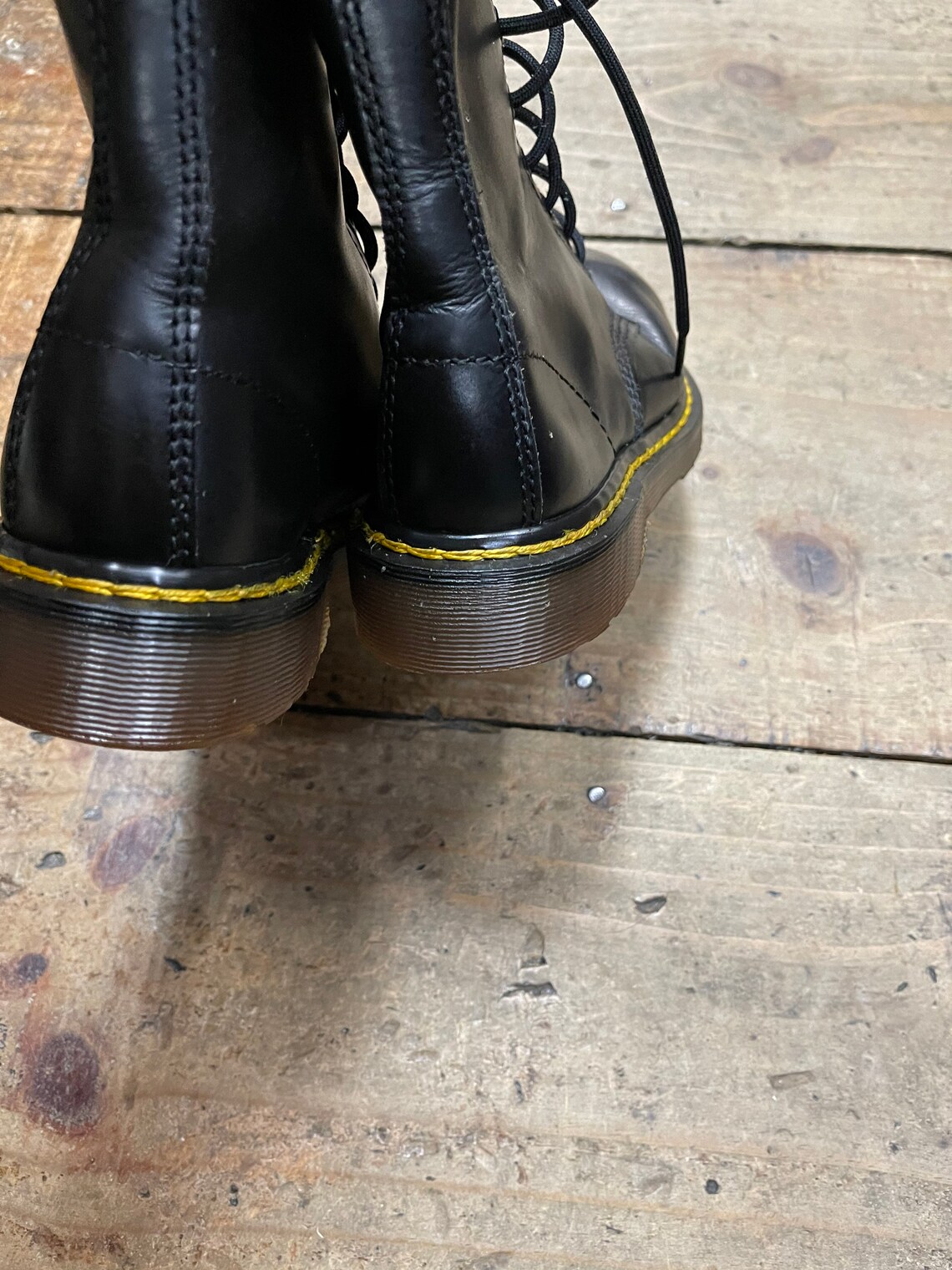 Rare vintage doc martens steel toe 7eye Etsy