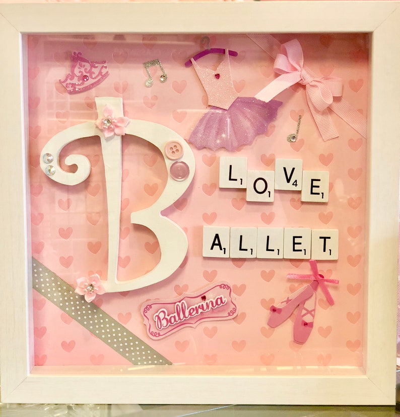 Handmade Love Ballet Shadow Box Picture Dance Wall Art Dance Etsy