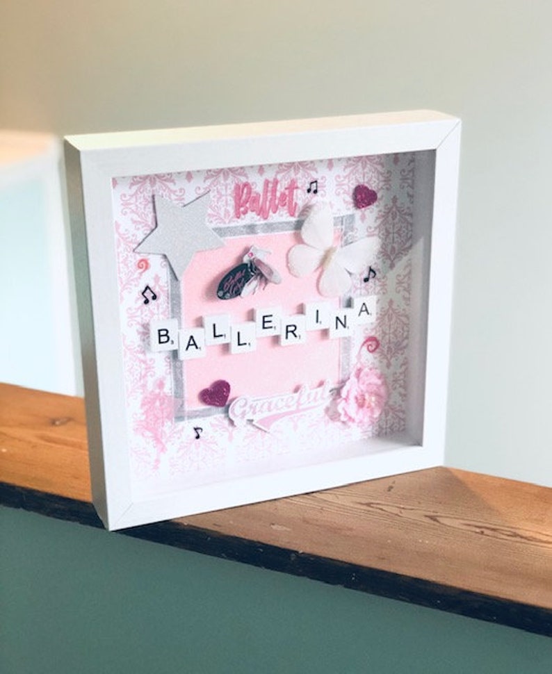Ballerina Shadow Box Picture Dance Recital Gift First Dance Etsy