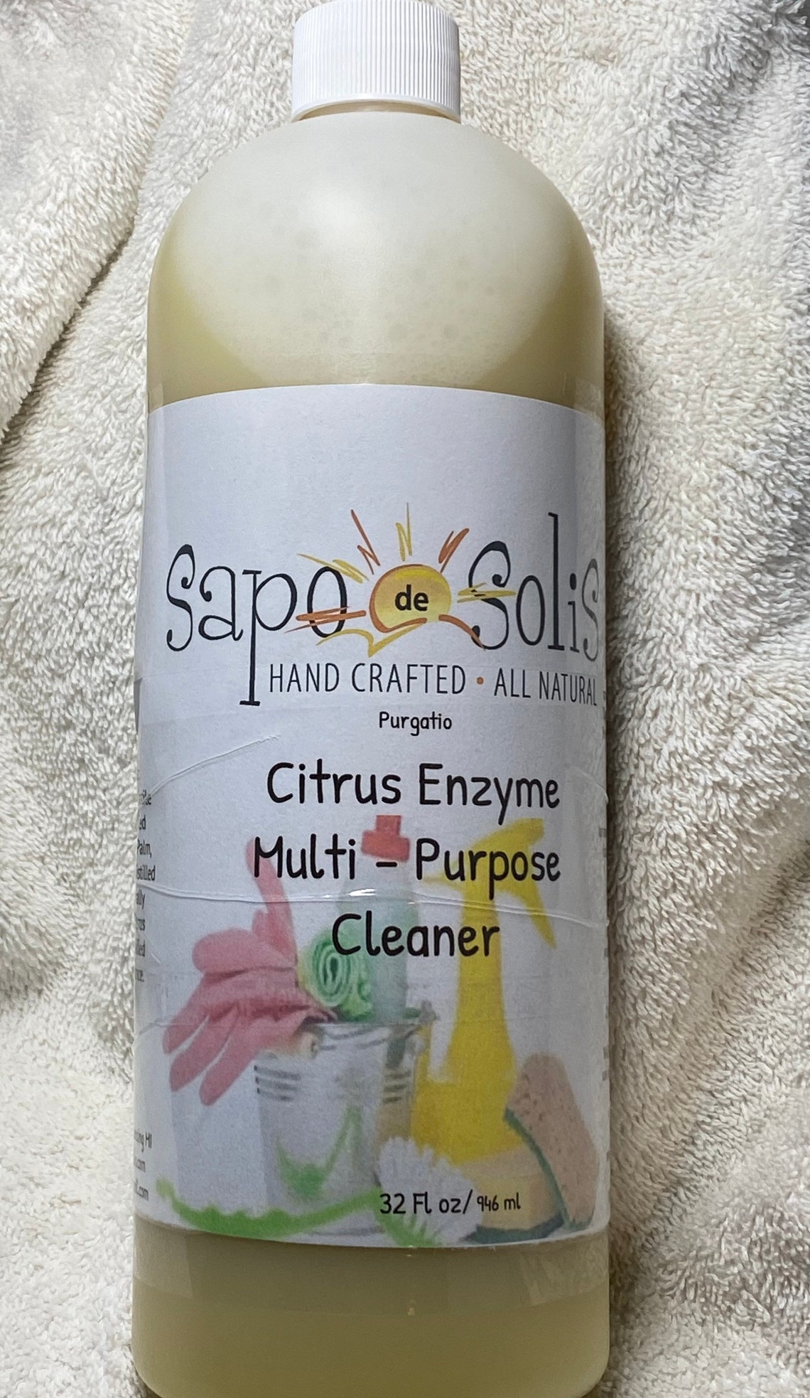 Citrus Enzyme Multi Purpose Cleaner Etsy