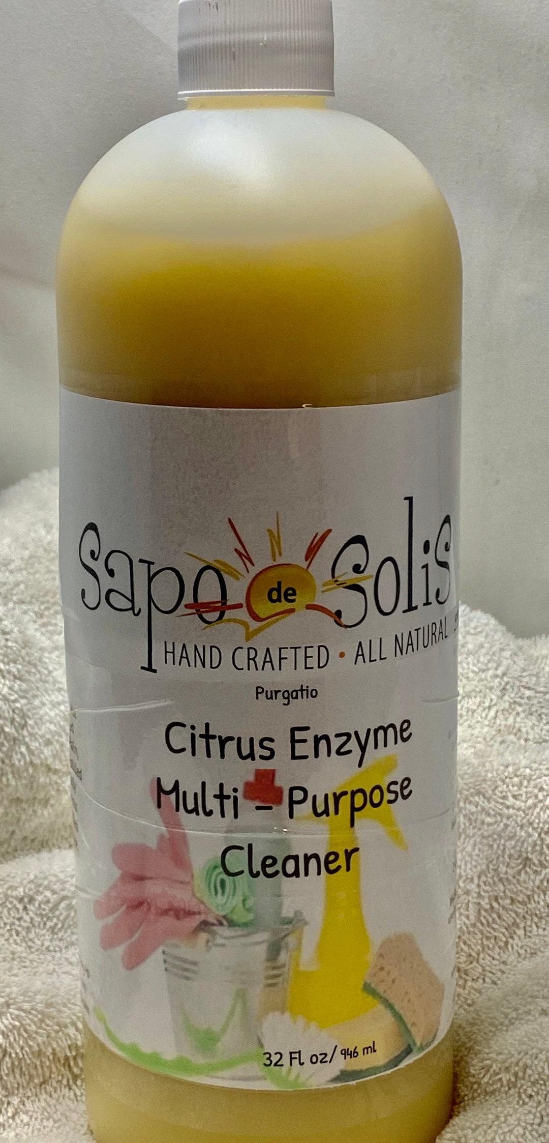 Citrus Enzyme Multi Purpose Cleaner Etsy France