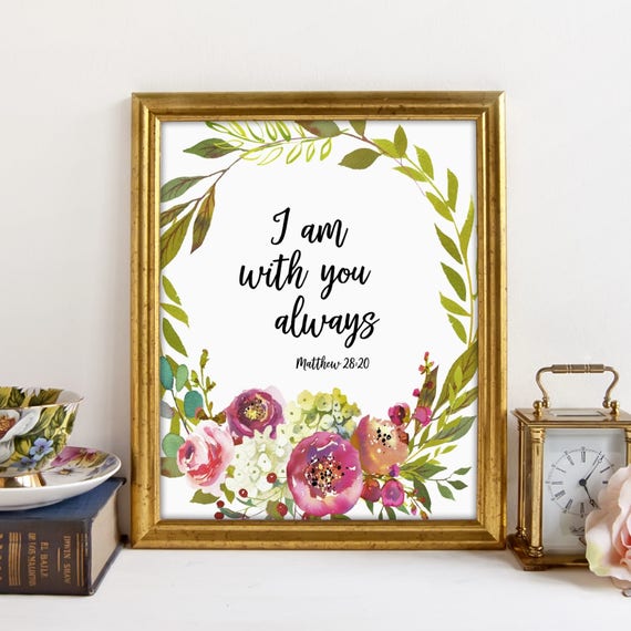 Scripture Art Christian Wall Art Christian Bible Verse Wall | Etsy