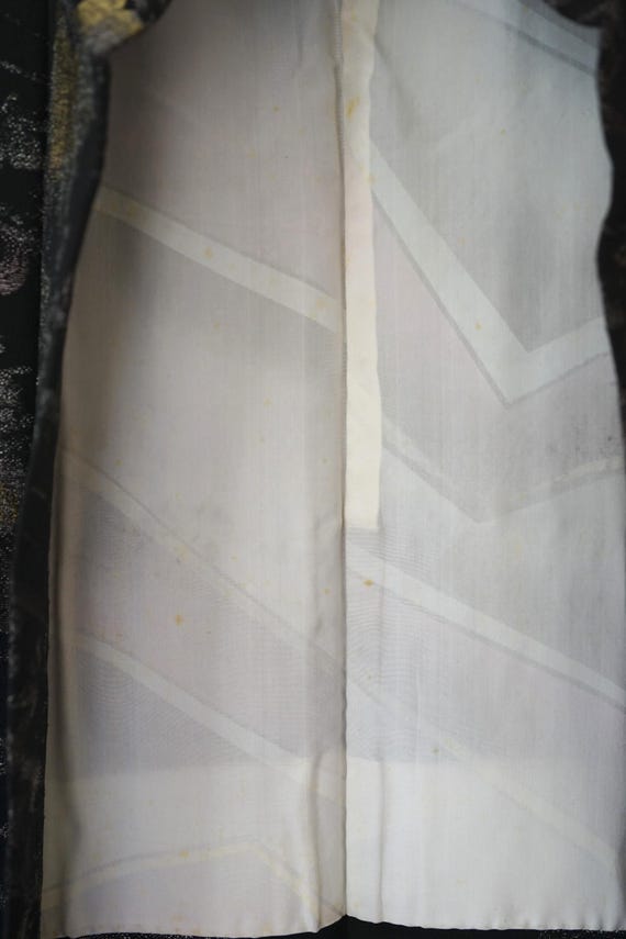 Stunning Unique Raging Waves Pattern Silk Haori, … - image 10