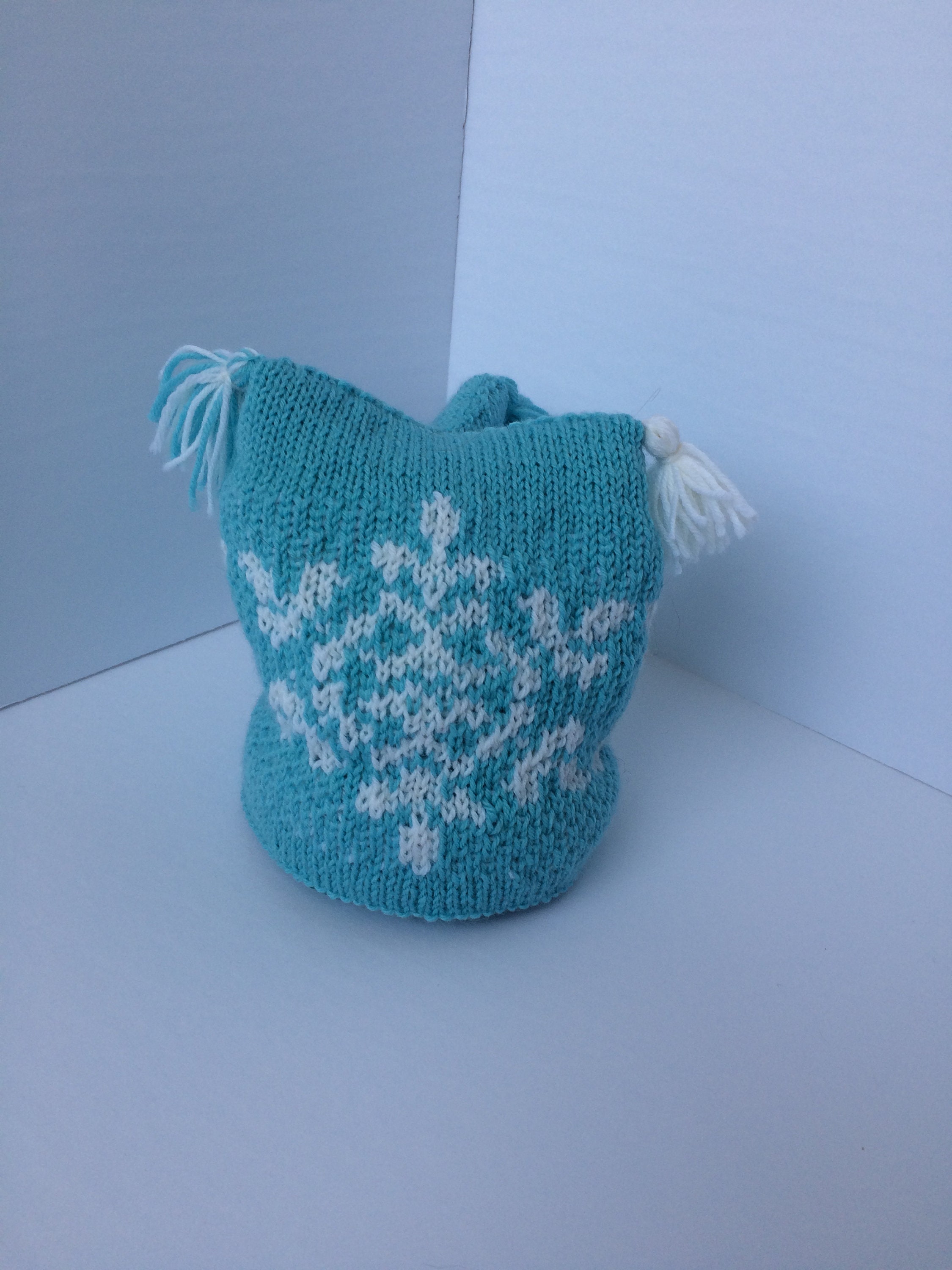 Bonnet Bebe 3 6 Mois Jacquard Flocon Etsy Bonnet Bebe 3 6 Mois Jacquard Flocon Etsy