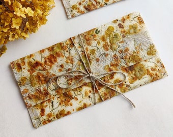 Handmade Paper Floral Envelopes Money Cash Holder Gift Card