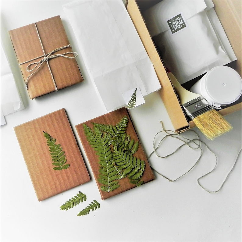 How to make your own paper with real plants, arts and crafts diy kit double kit