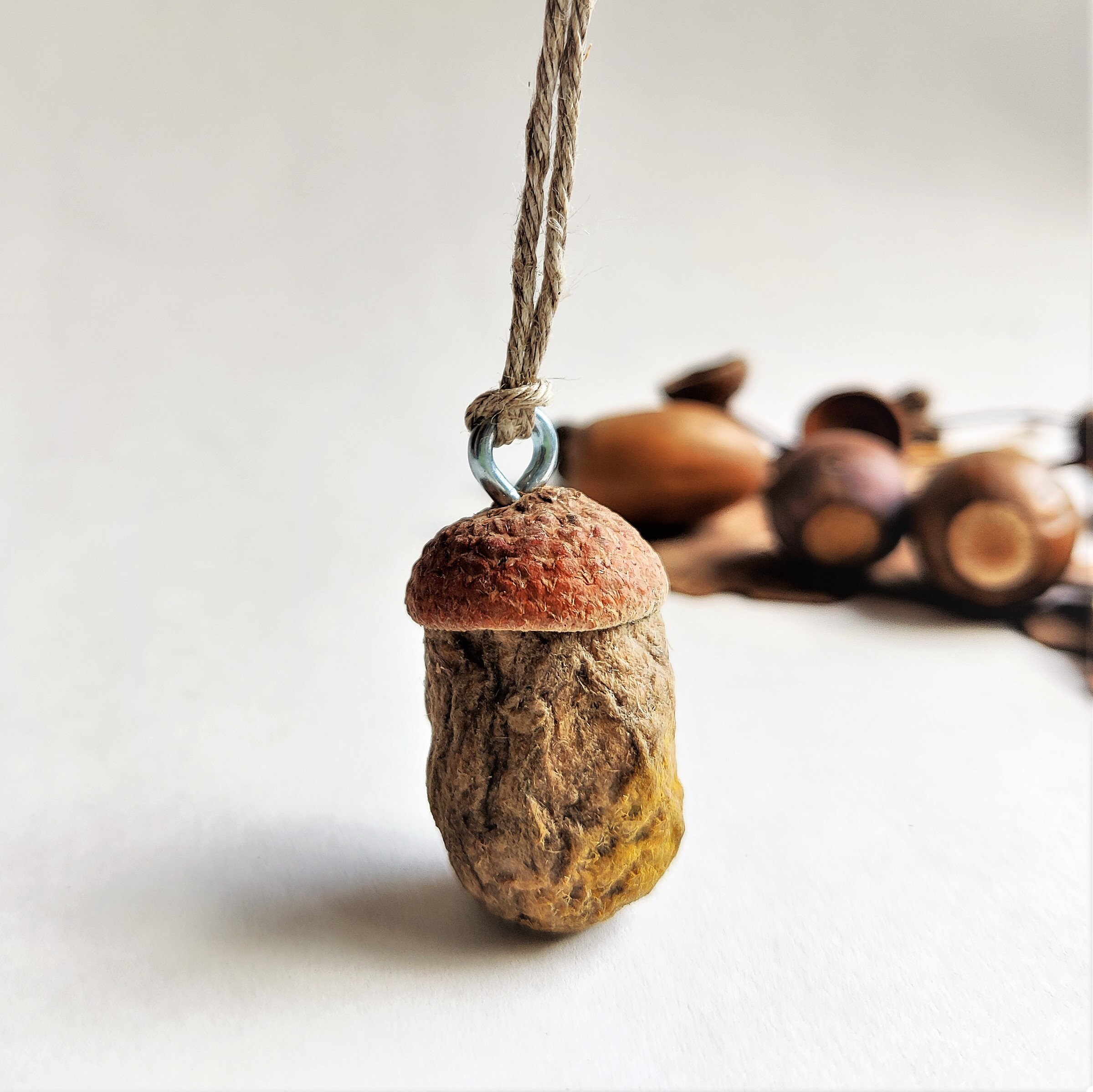 50 Glands Artificiels Avec Capuchon Naturel - Décoration Automne, Mariage, Noël, Table, Bricolage - 5