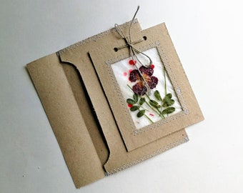 Craft Knife: Decoupaged Pressed Flower Greeting Cards, and a Real