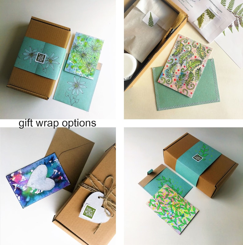 DIY craft kit learn to make paper with pressed leaves image 10