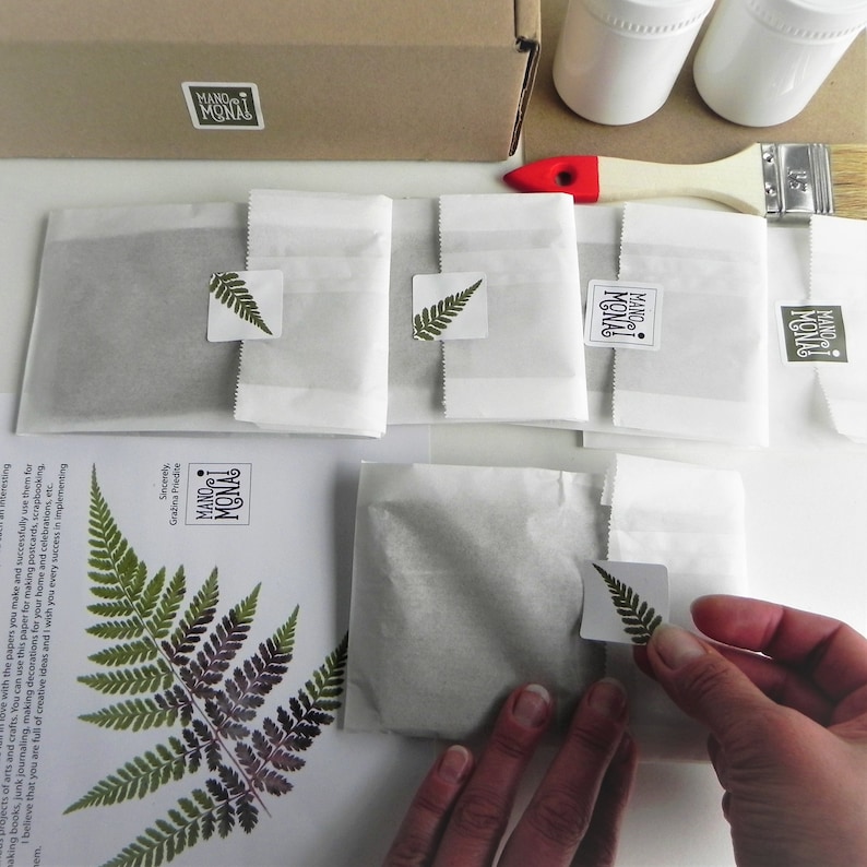 Handmade paper making DIY kit Eco crafting image 6