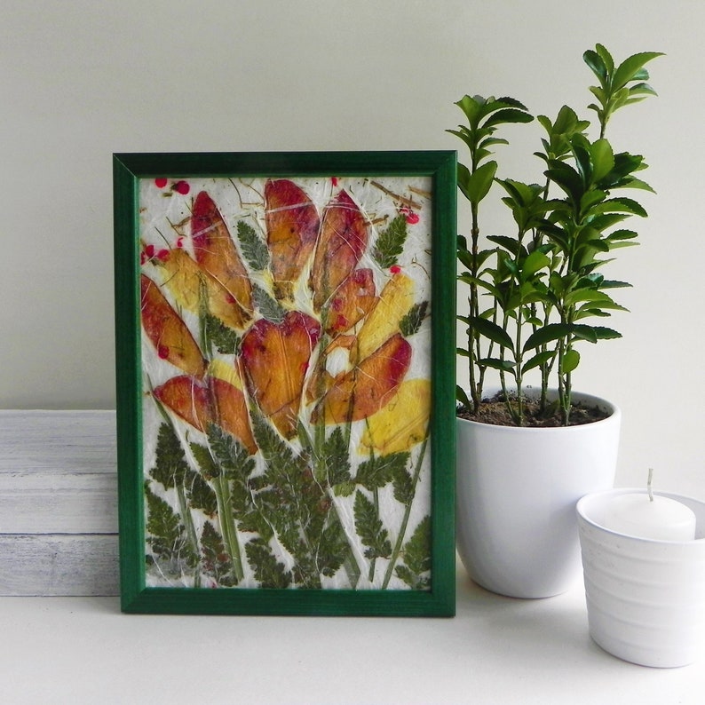 Pressed Botanical Rustic Small Accent Wall Art