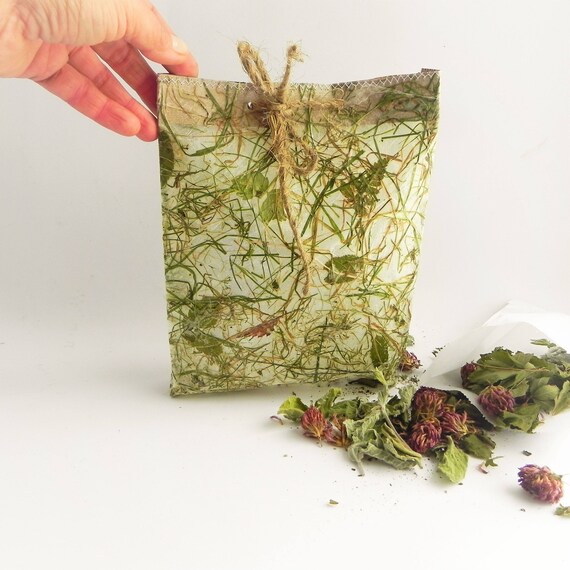 Floral tea party gift bags from herbs tea lover gift bags Etsy