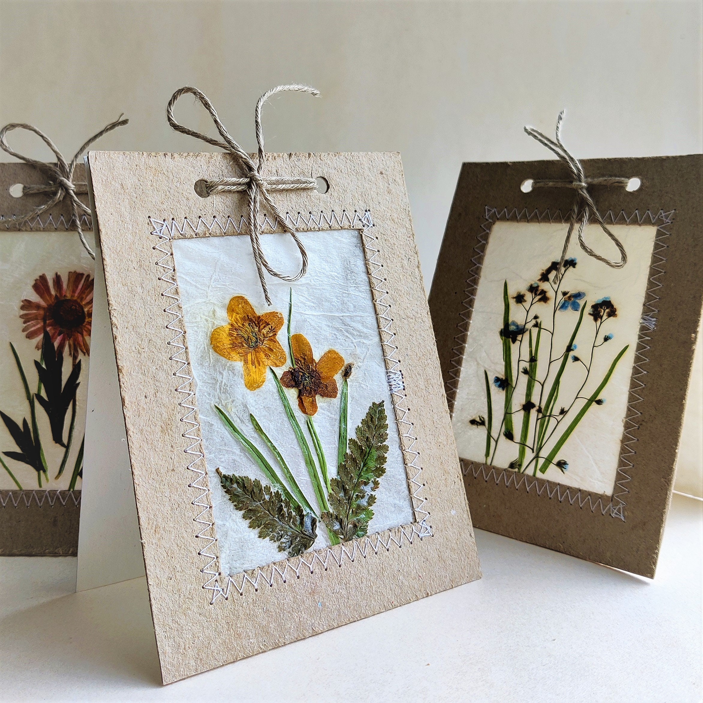 Craft Knife: Decoupaged Pressed Flower Greeting Cards, and a Real-World  Practicum in First Aid