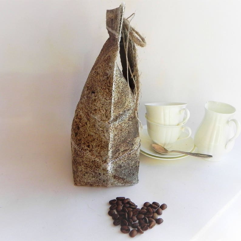 Coffee Gift Bag Coffee Lover Favors Bag Brown Paper Gift Etsy