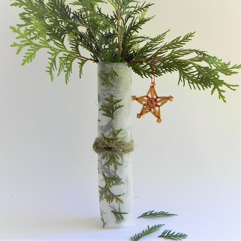 Green Tree Handmade Paper Nature Paper Sheets Christmas Gift Etsy