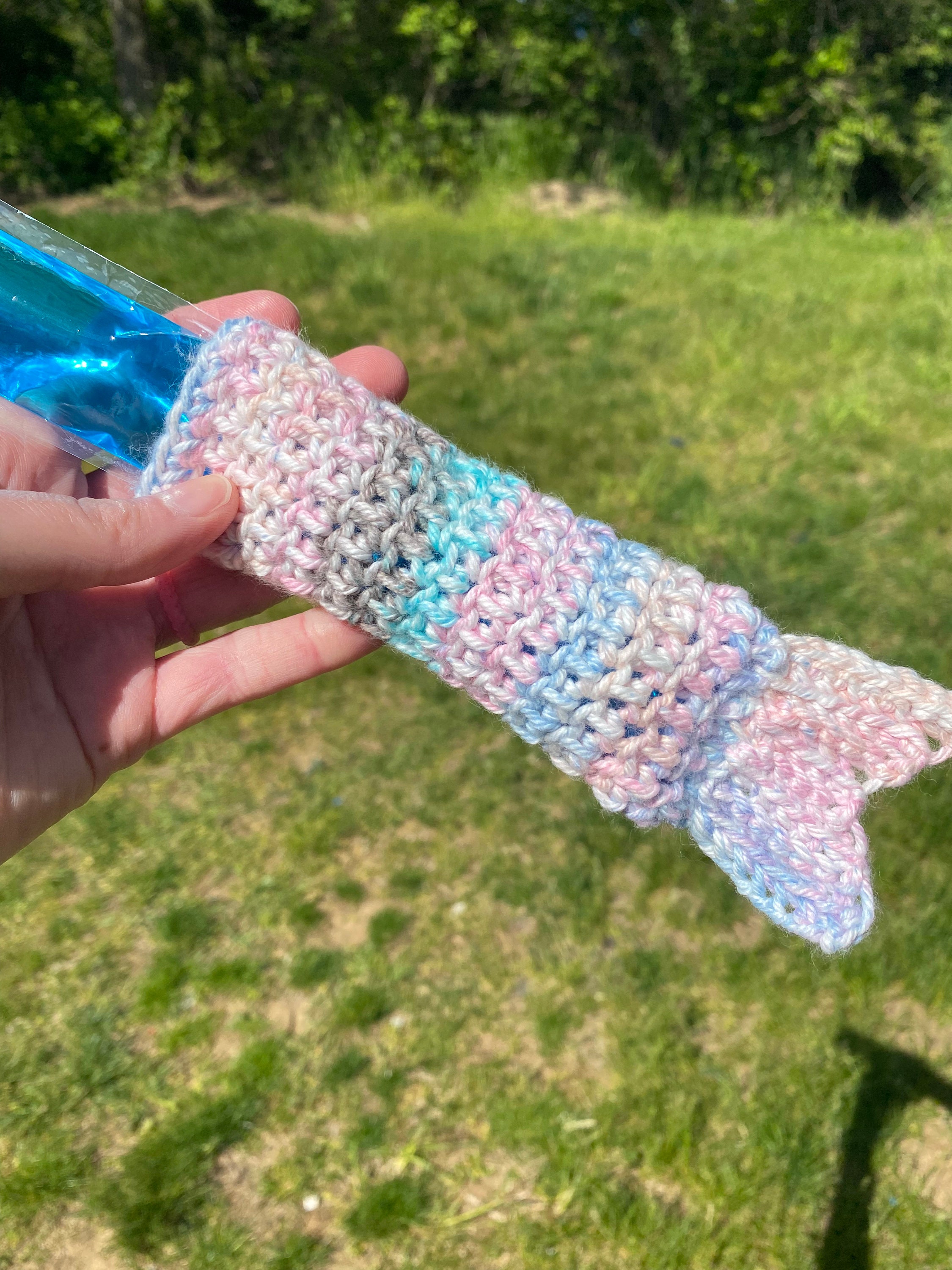 Mermaid freezer pop holder pop holder crochet freezer pop | Etsy