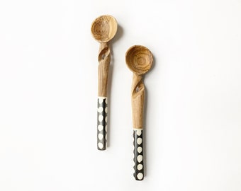 Petite cuillère en bois, cuillère sculptée à la main ustensiles de cuisine