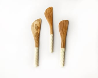 Small wood knife, Hand carved spoon Kitchen Utensils