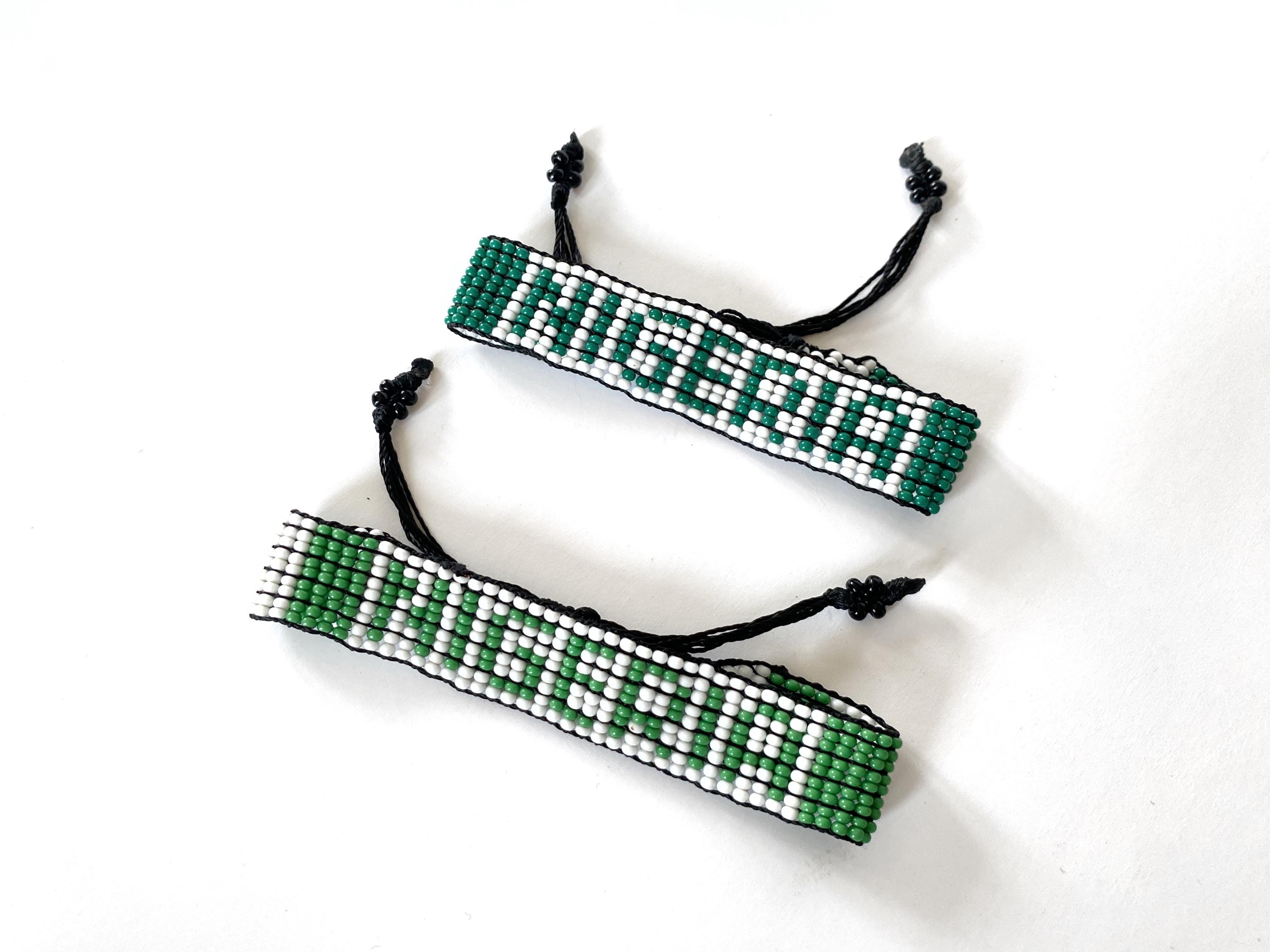 Beaded Braclet, Jamaican Flag Bracelet Adjustable - Etsy