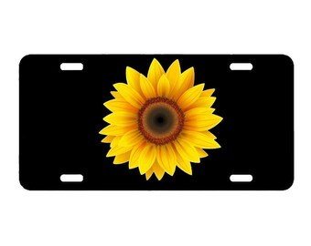 Black Screw Caps and Screwdriver for US Standard Vehicles 2 Sets Sunflower Aluminum Metal License Plate Cover Sunflower License Plate Cover Frame with Screw Black Screw Caps and Screwdriver for US Standard Vehicles 2 Sets Sunflower Aluminum Metal License Plate Cover Sunflower License Plate Cover Frame with Screw