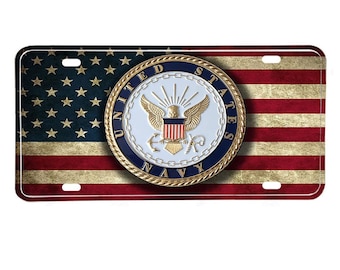VETERAN SOLDIERS USA FLAG Custom License Plate Military Emblem SEALS Version VETERAN SOLDIERS USA FLAG Custom License Plate Military Emblem SEALS Version