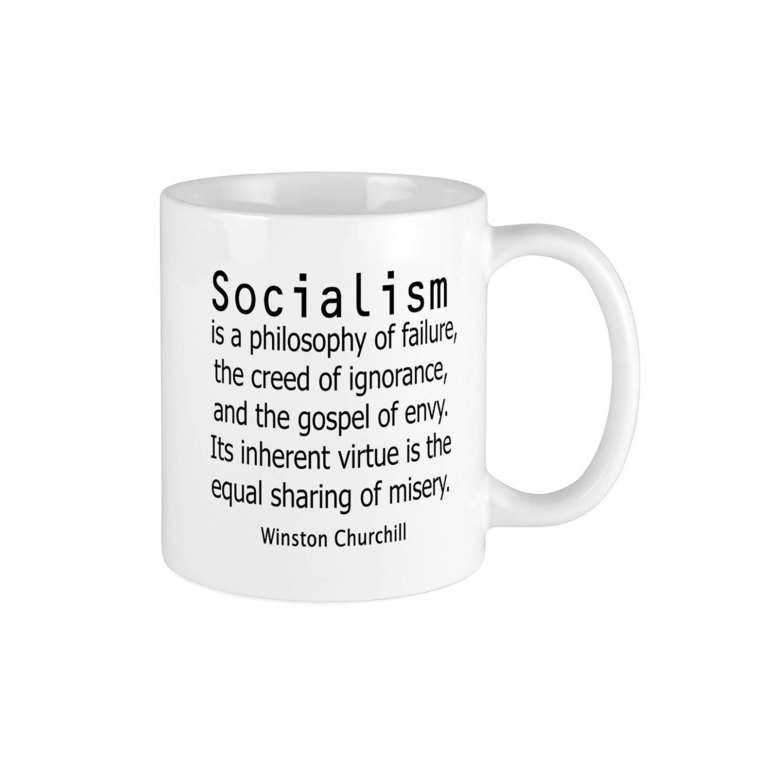 Winston Churchill Socialism Ceramic Coffee Mug 11oz | Etsy